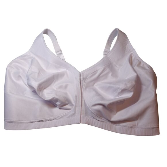 NWT Glamorise Full-Figure MagicLift Front Close Posture Back Support Bra Sz 48K - Picture 2 of 6